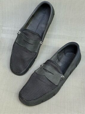 SWIMS Men's Penny Loafer Slip On Mesh Cushioned Shoes Size 10 Casual Dress